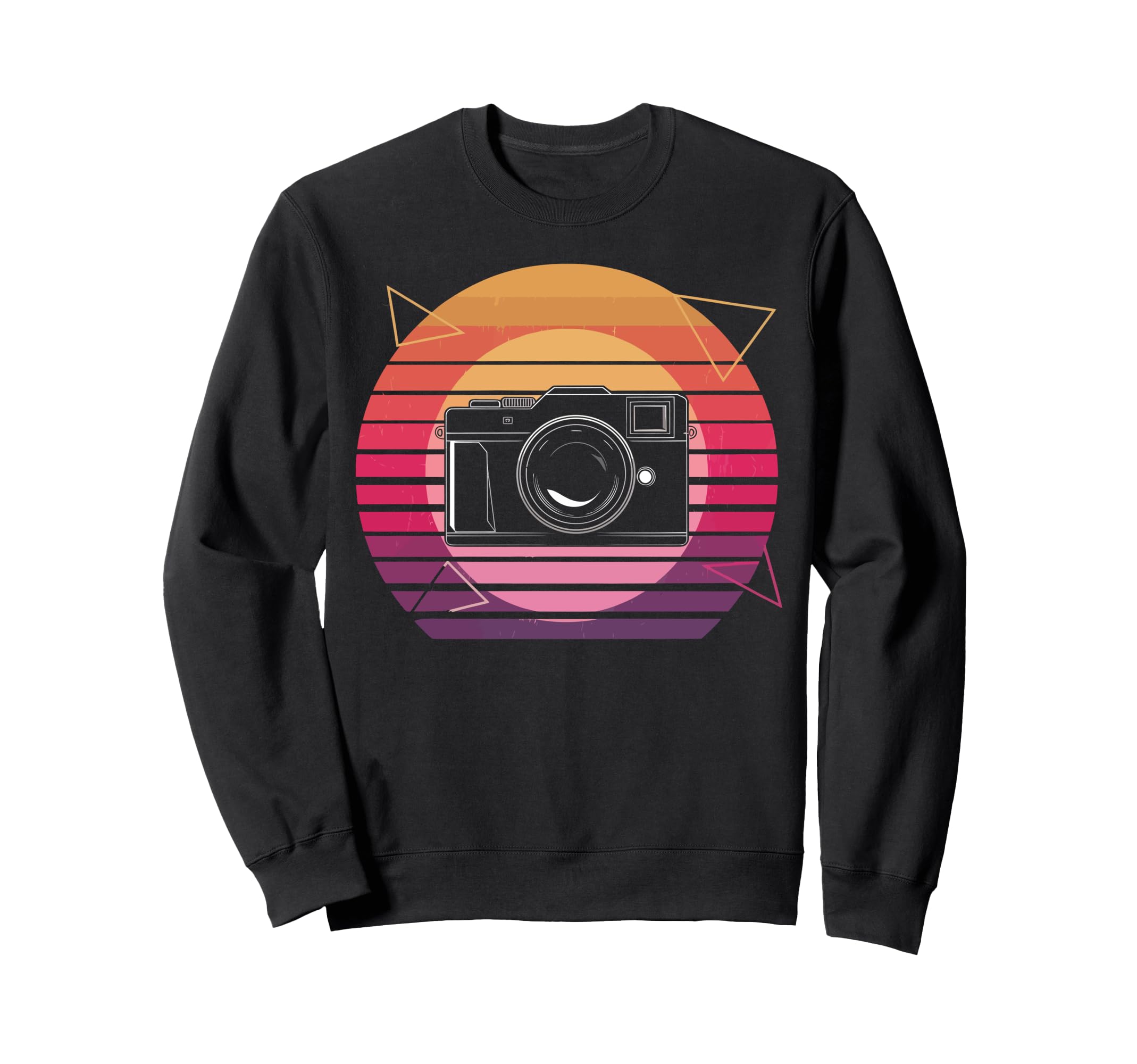 Sunset Camera Photography Lover Sweatshirt - Fun Novelty Design for Adults - T-Shirt, Sweatshirt, Hoodie