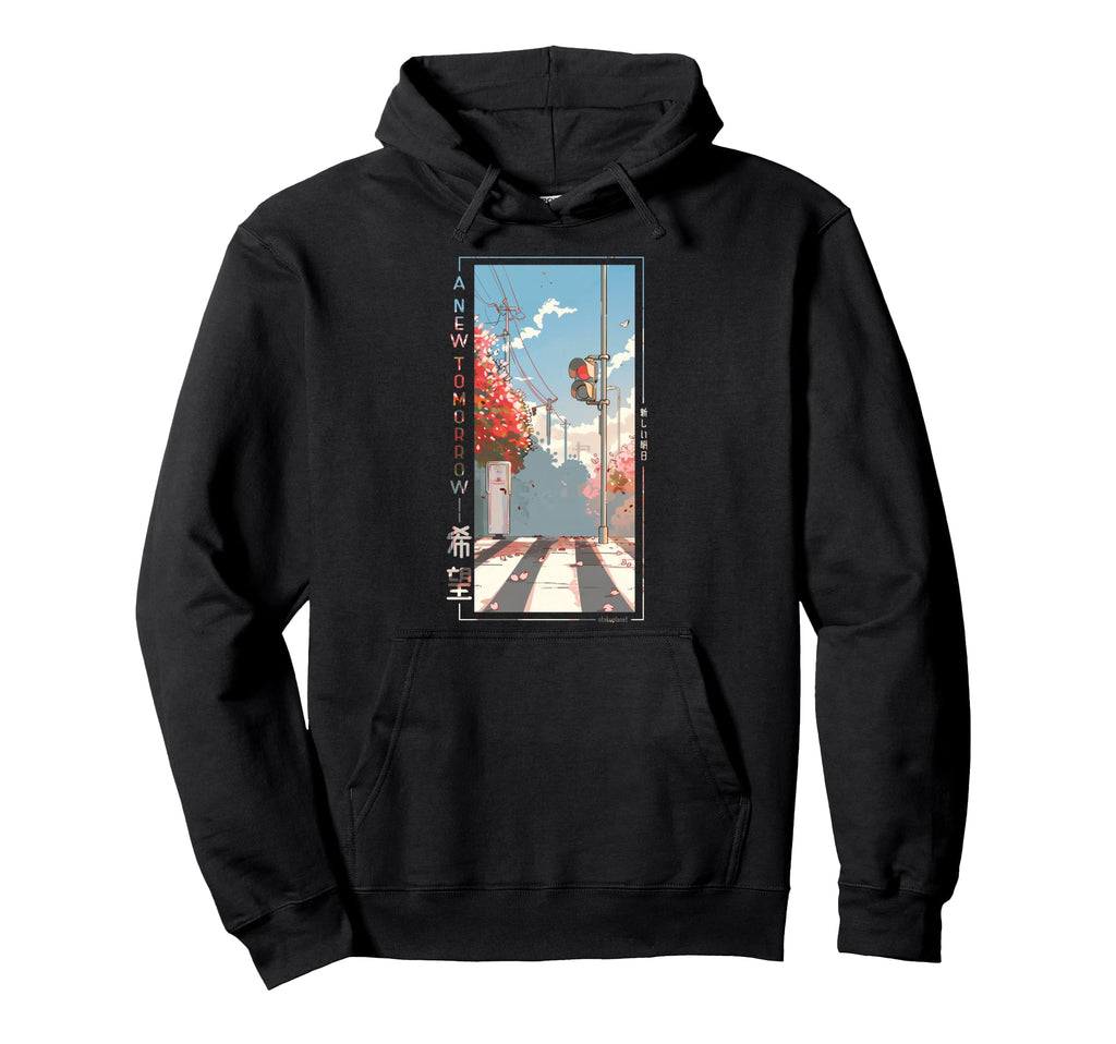 Korean Anime Vibes Vaporwave K Pop Hoodie - Novelty Apparel Men Women - T-Shirt, Sweatshirt, Hoodie