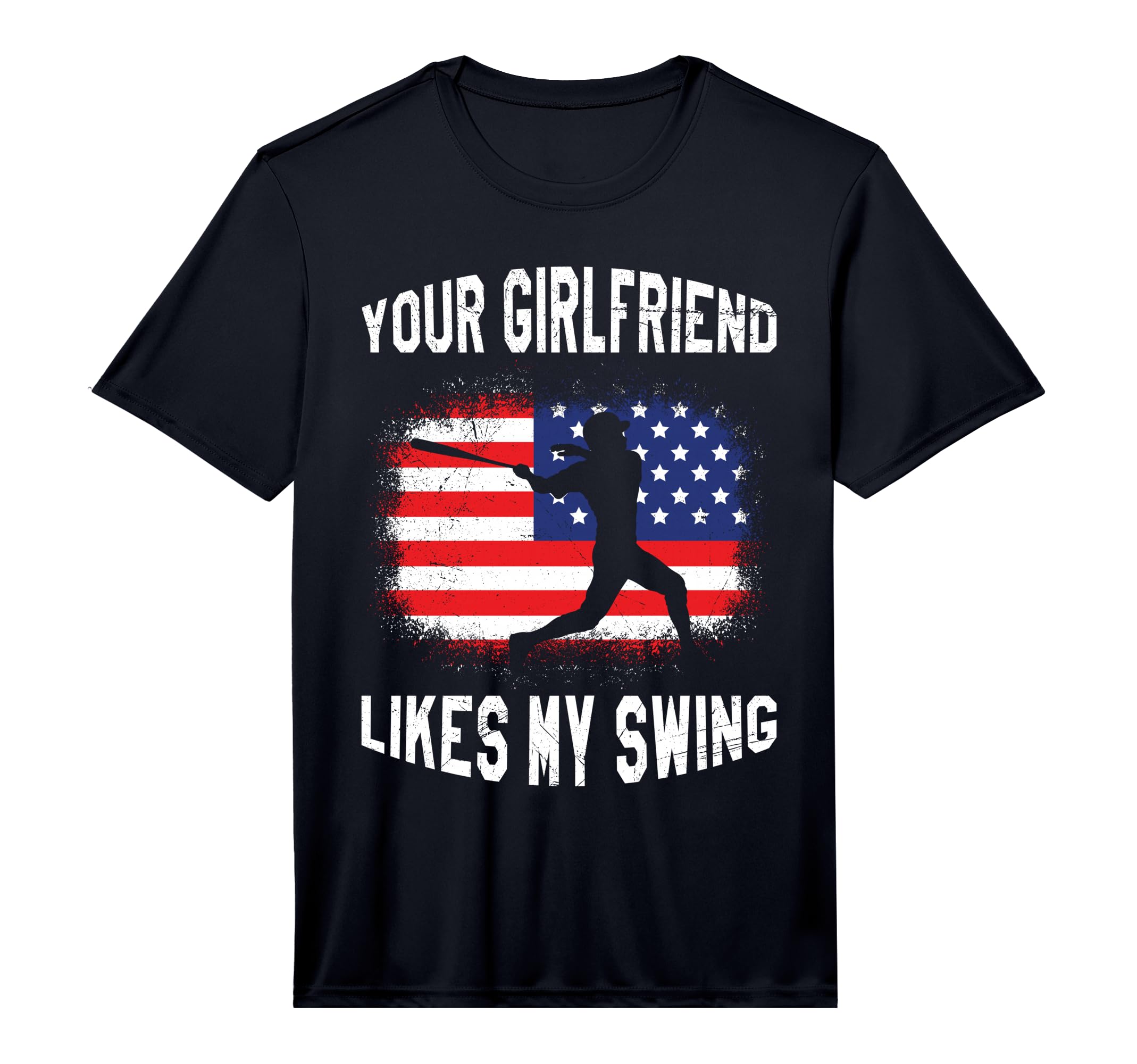 Your Girlfriend Likes My Swing Funny T-Shirt - Trendy Graphic for Adults - T-Shirt, Sweatshirt, Hoodie