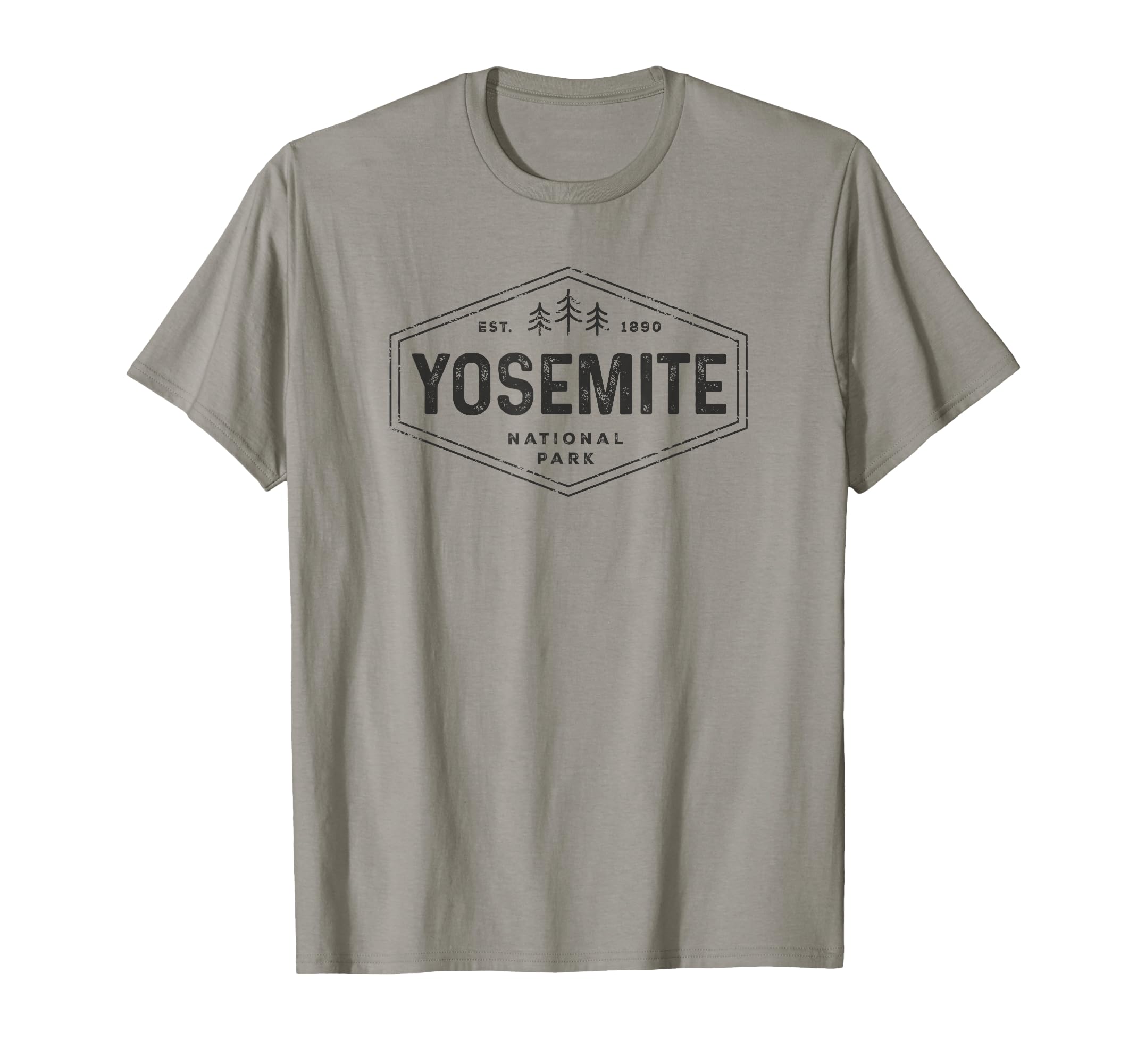 Yosemite California Established 1890 T-Shirt - Trendy Graphic for Adults - T-Shirt, Sweatshirt, Hoodie