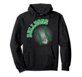 Bulldogs Baseball Green Bulldogs School Hoodie - Unique Graphic Men Women - T-Shirt, Sweatshirt, Hoodie
