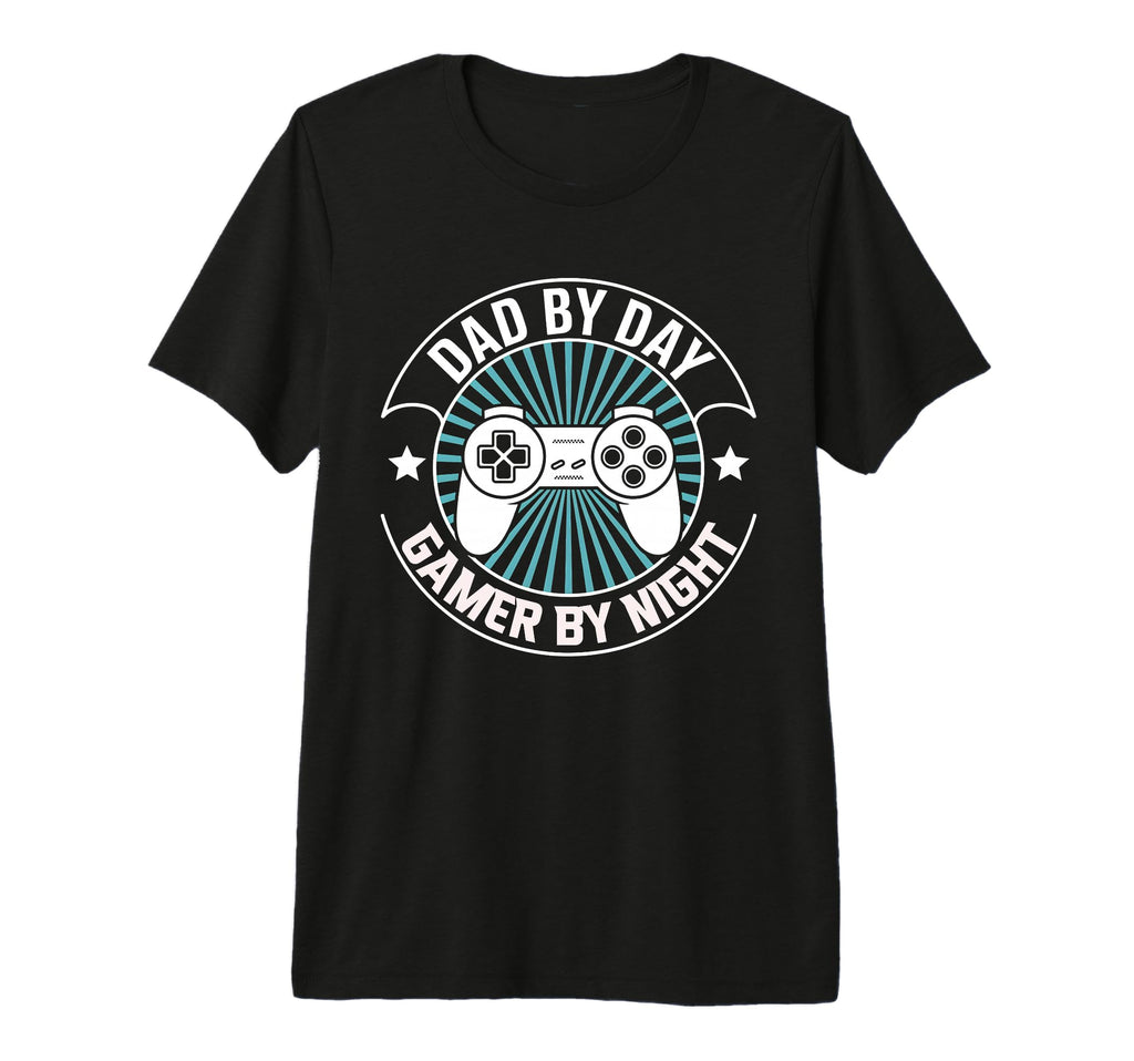 Dad Day Gamer Night Video Game Father T-Shirt - Custom Art Print Unisex - T-Shirt, Sweatshirt, Hoodie