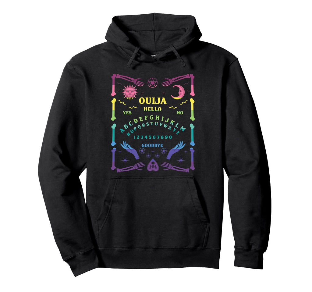 Ouija Board Gothic Alternative Hoodie - Minimalist Print for Adults - T-Shirt, Sweatshirt, Hoodie