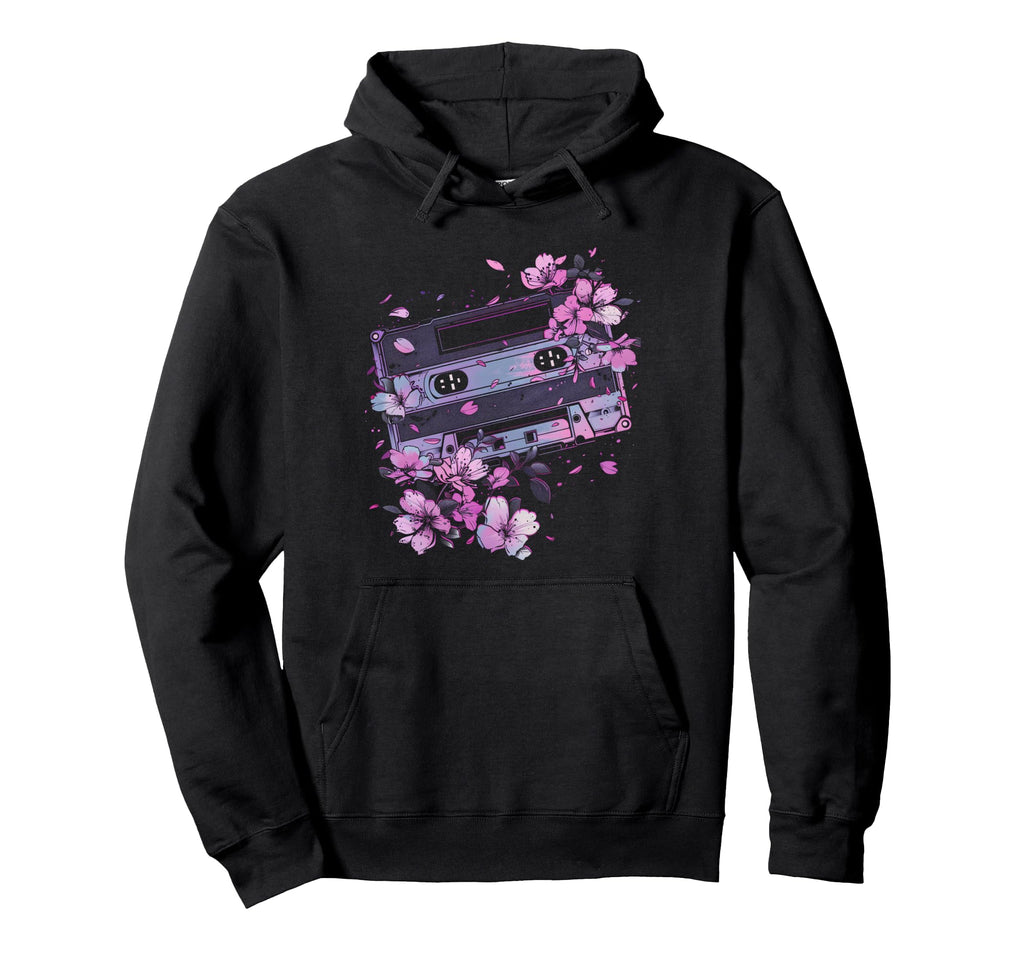 Japanese Cherry Blossom Aesthetic Hoodie - Aesthetic Graphic Men Women - T-Shirt, Sweatshirt, Hoodie