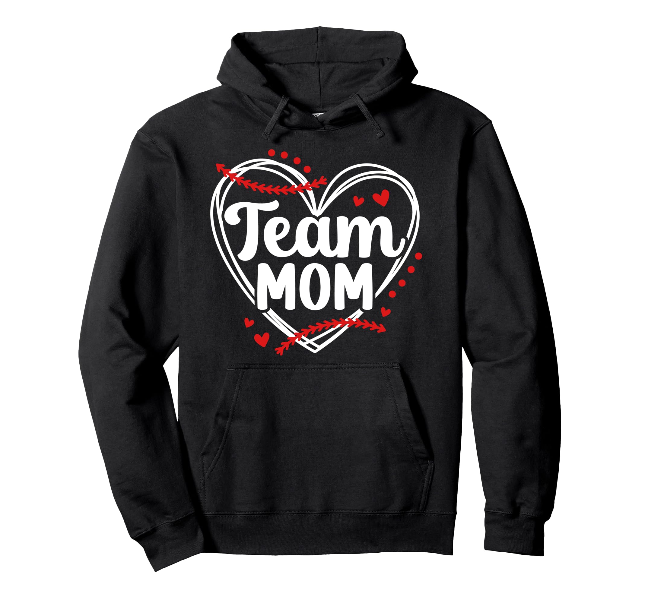 Baseball Team Mom Appreciation Baseball Hoodie - Custom Art Print Unisex - T-Shirt, Sweatshirt, Hoodie