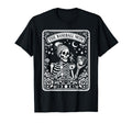 Baseball Mom Tarot Card Skeleton Coffee T-Shirt - Graphic Print Unisex - T-Shirt, Sweatshirt, Hoodie