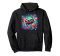 Cassette Tape Colorful Cassette Hip Hoodie - Novelty Apparel for Adults - T-Shirt, Sweatshirt, Hoodie