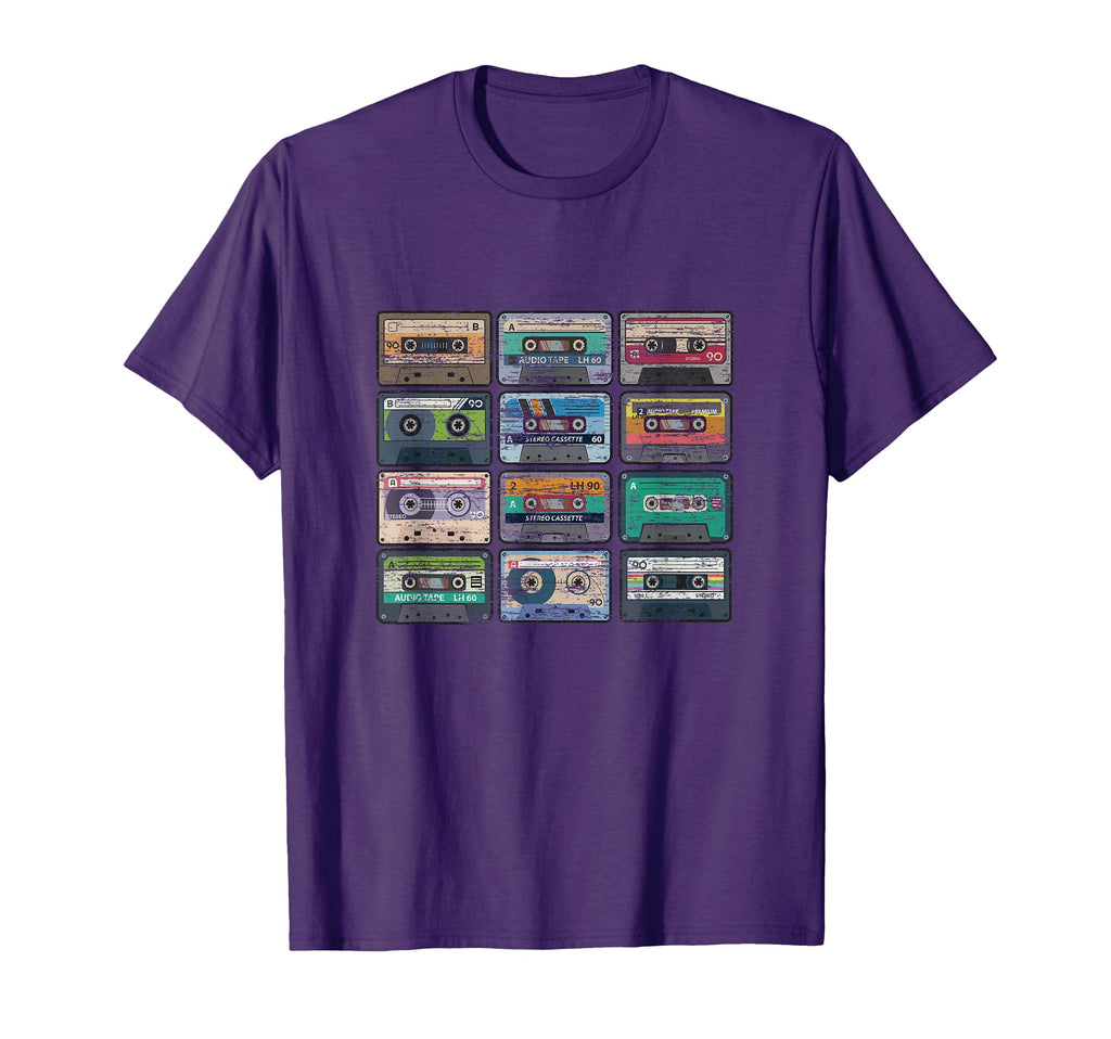 Casual Mix Tapes Cassettes From 80S T-Shirt - Minimalist Print Men Women - T-Shirt, Sweatshirt, Hoodie