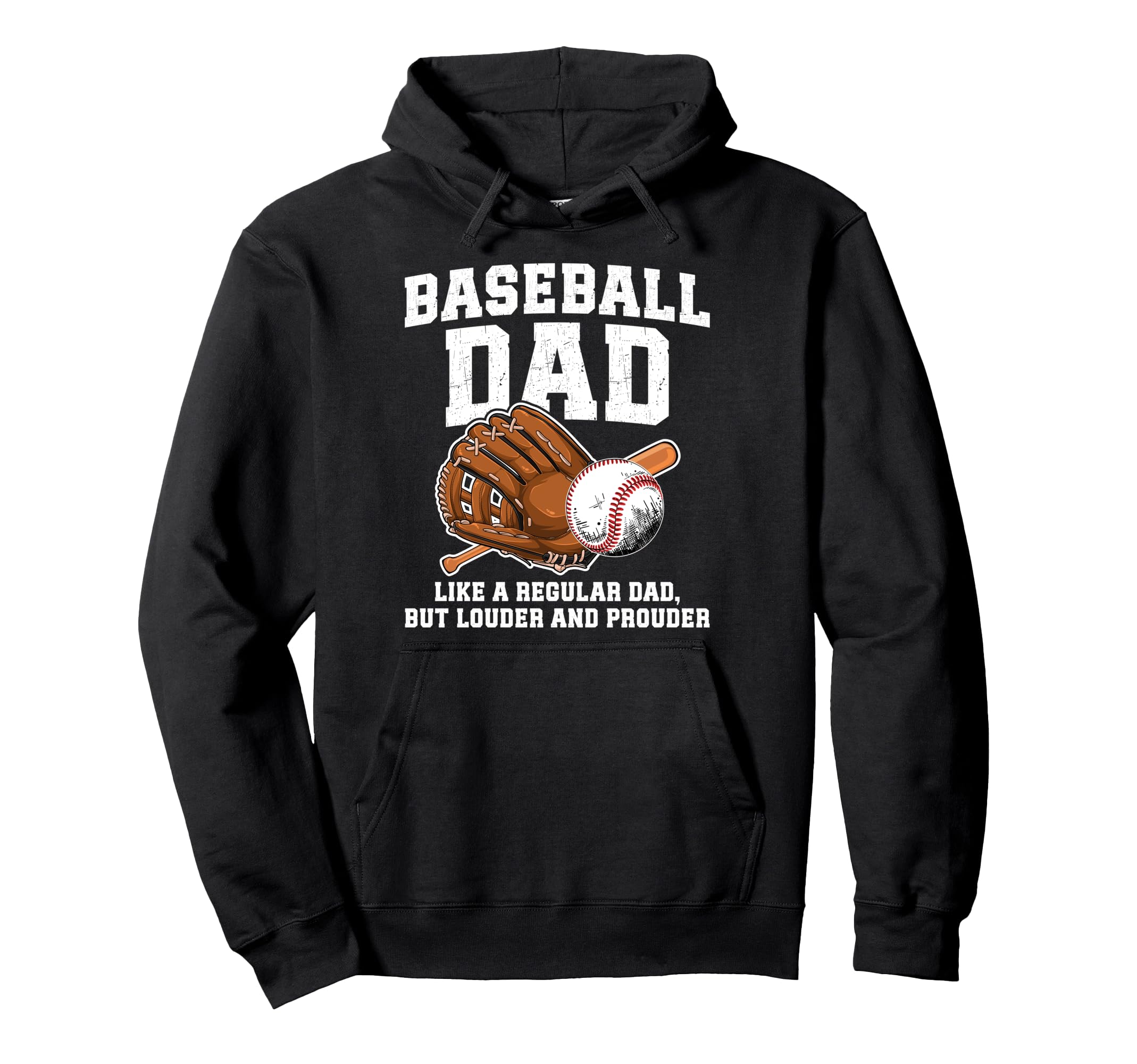 Baseball Dad Definition Dad Baseball Hoodie - Graphic Print Men Women - T-Shirt, Sweatshirt, Hoodie