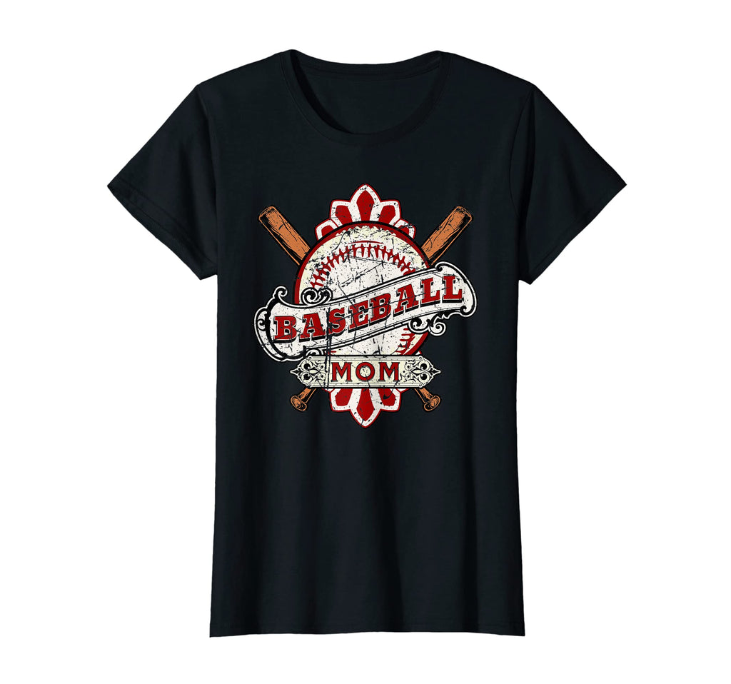 Womens Baseball Mom Sports Mom T-Shirt - Trendy Graphic Unisex - T-Shirt, Sweatshirt, Hoodie