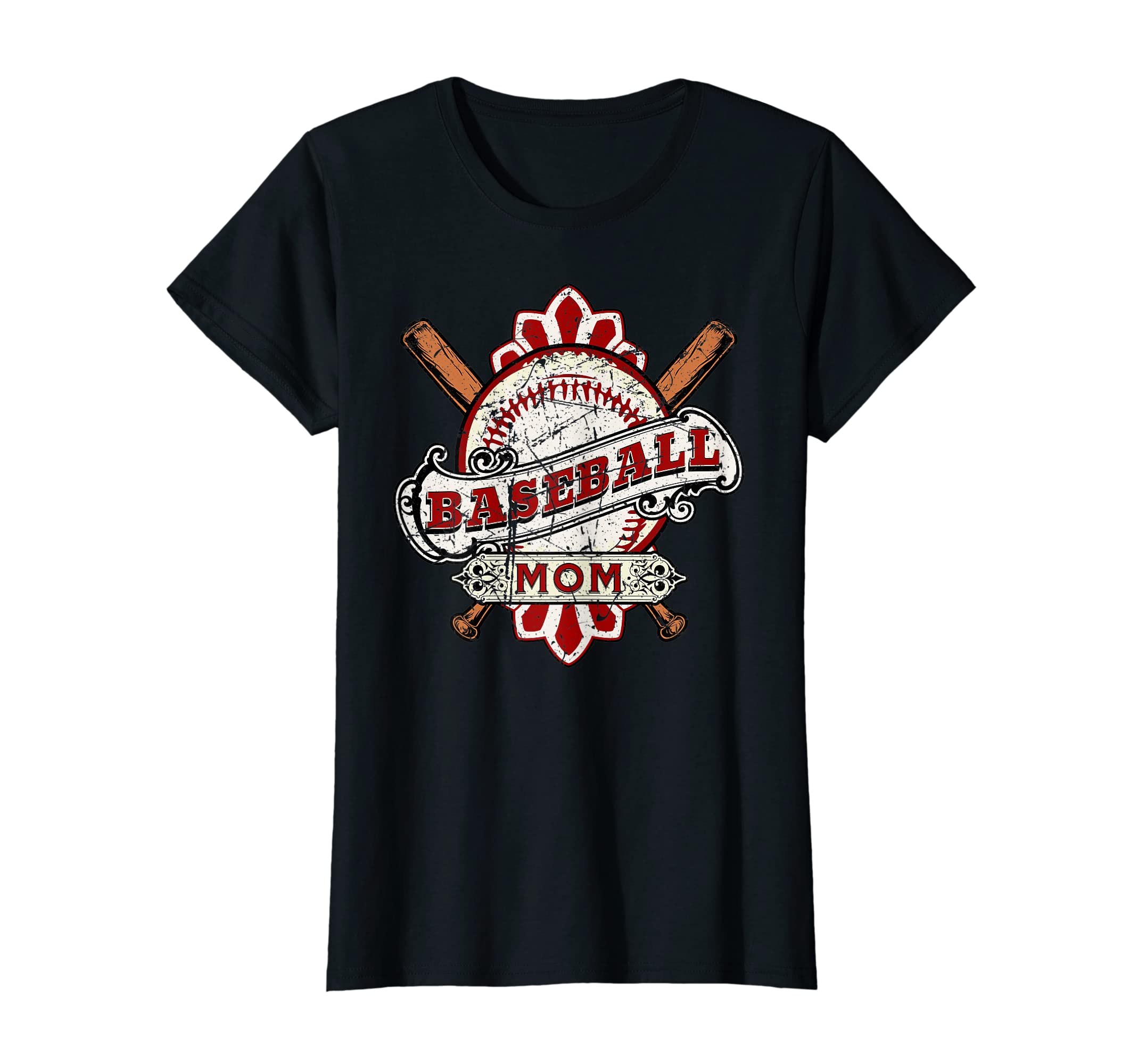Womens Baseball Mom Sports Mom T-Shirt - Trendy Graphic Unisex - T-Shirt, Sweatshirt, Hoodie
