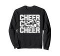 Cheer Mom Mother Bow Cheerleader Sweatshirt - Trendy Graphic Men Women - T-Shirt, Sweatshirt, Hoodie