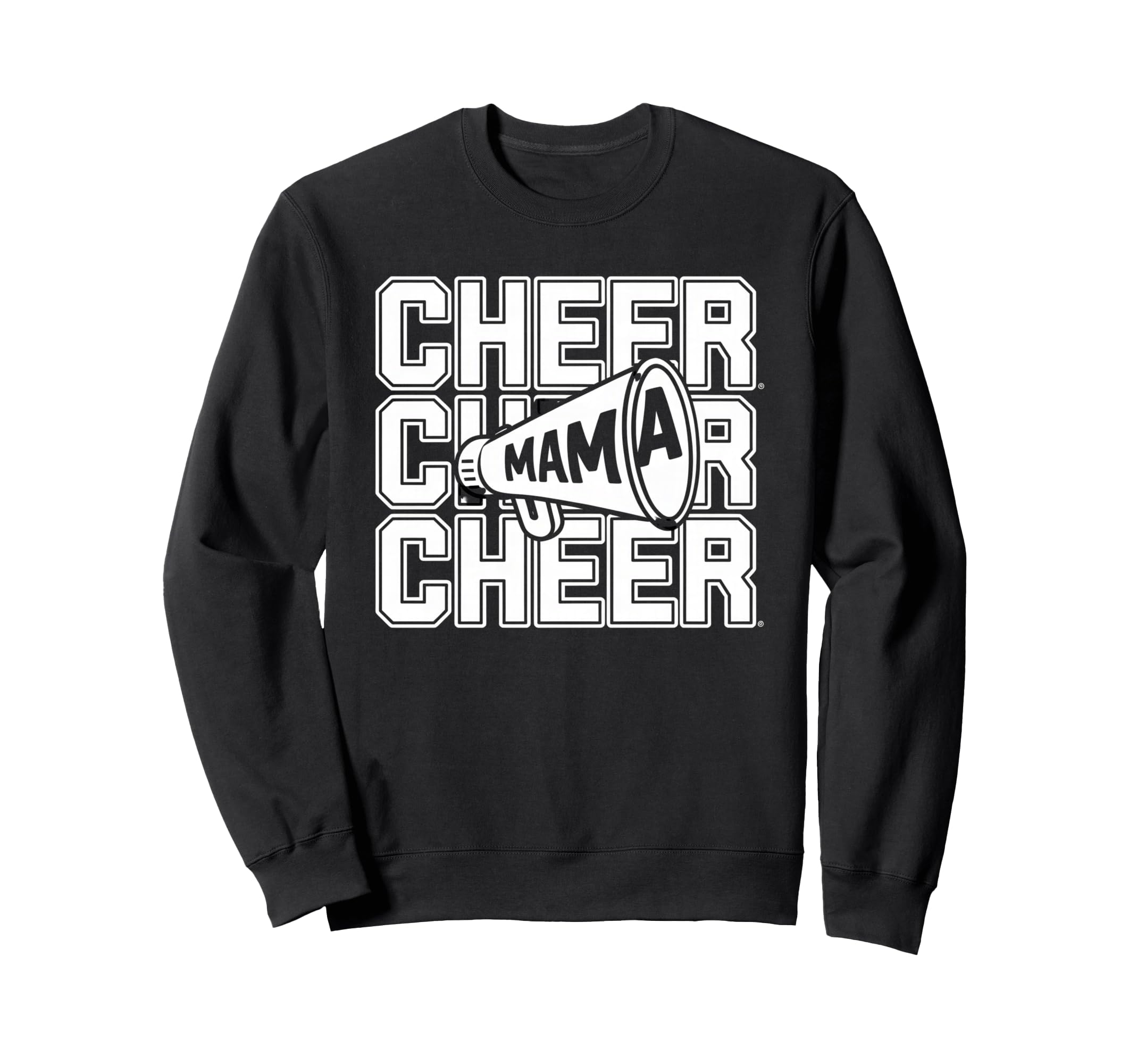 Cheer Mom Mother Bow Cheerleader Sweatshirt - Trendy Graphic Men Women - T-Shirt, Sweatshirt, Hoodie