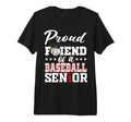 Proud Friend Baseball Senior 2027 Tri T-Shirt - Unique Graphic for Adults - T-Shirt, Sweatshirt, Hoodie