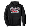 Baseball Mom Script Red White Blue Hoodie - Unique Graphic for Adults - T-Shirt, Sweatshirt, Hoodie
