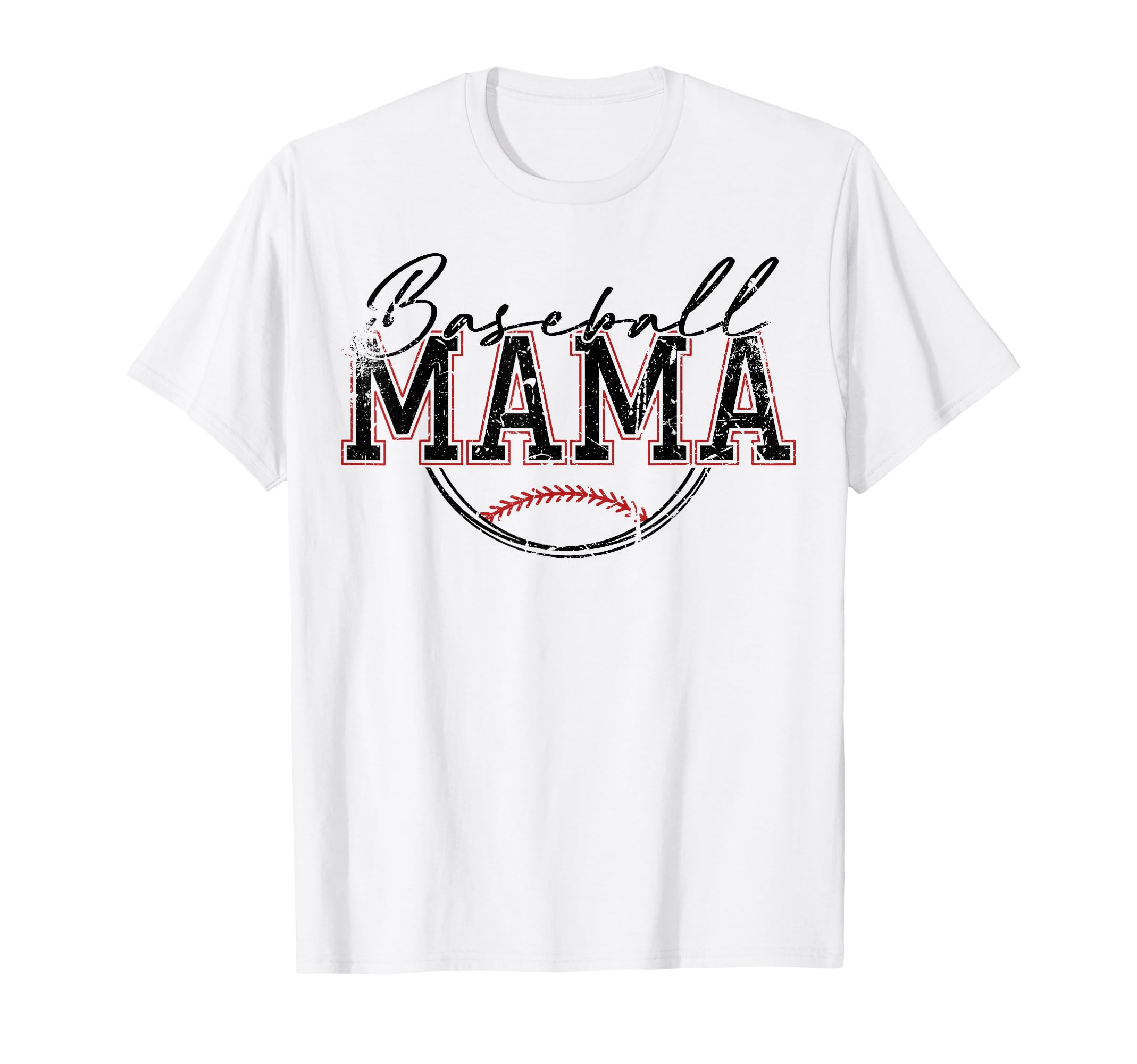 Baseball Mama Number 5 T-Shirt - Novelty Apparel for Adults - T-Shirt, Sweatshirt, Hoodie