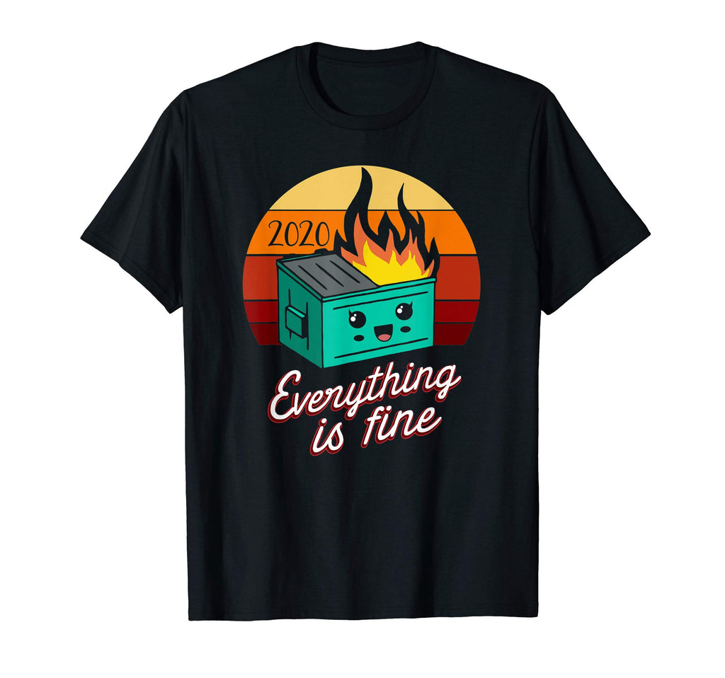 2020 Dumpster Fire Sunset Funny T-Shirt - Casual Everyday Wear Unisex - T-Shirt, Sweatshirt, Hoodie