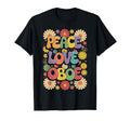 60S 70S Hippie Oboist Peace Love Oboe T-Shirt - Unique Graphic for Adults - T-Shirt, Sweatshirt, Hoodie