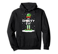 Sporty Baseball Elf Matching Family Holiday Hoodie - Unique Graphic Unisex - T-Shirt, Sweatshirt, Hoodie