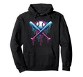 Baseball Bat Drip Funny Hoodie - Aesthetic Graphic Men Women - T-Shirt, Sweatshirt, Hoodie