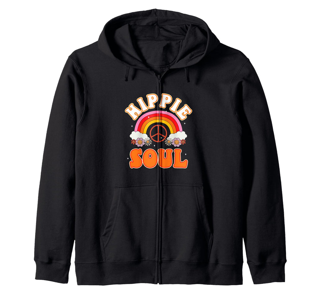 Groovy Hippie Music Peace Love 70S Sweatshirt - Unique Graphic Men Women - T-Shirt, Sweatshirt, Hoodie