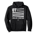 Julio Urias Flag Los Angeles Hoodie - Minimalist Print for Adults - T-Shirt, Sweatshirt, Hoodie