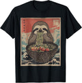 Anime Gifts For Men Japanese Sloth Ramen Noodles - Adult & Kids T-Shirts, Sweatshirts & Hoodies apparel design preview 1