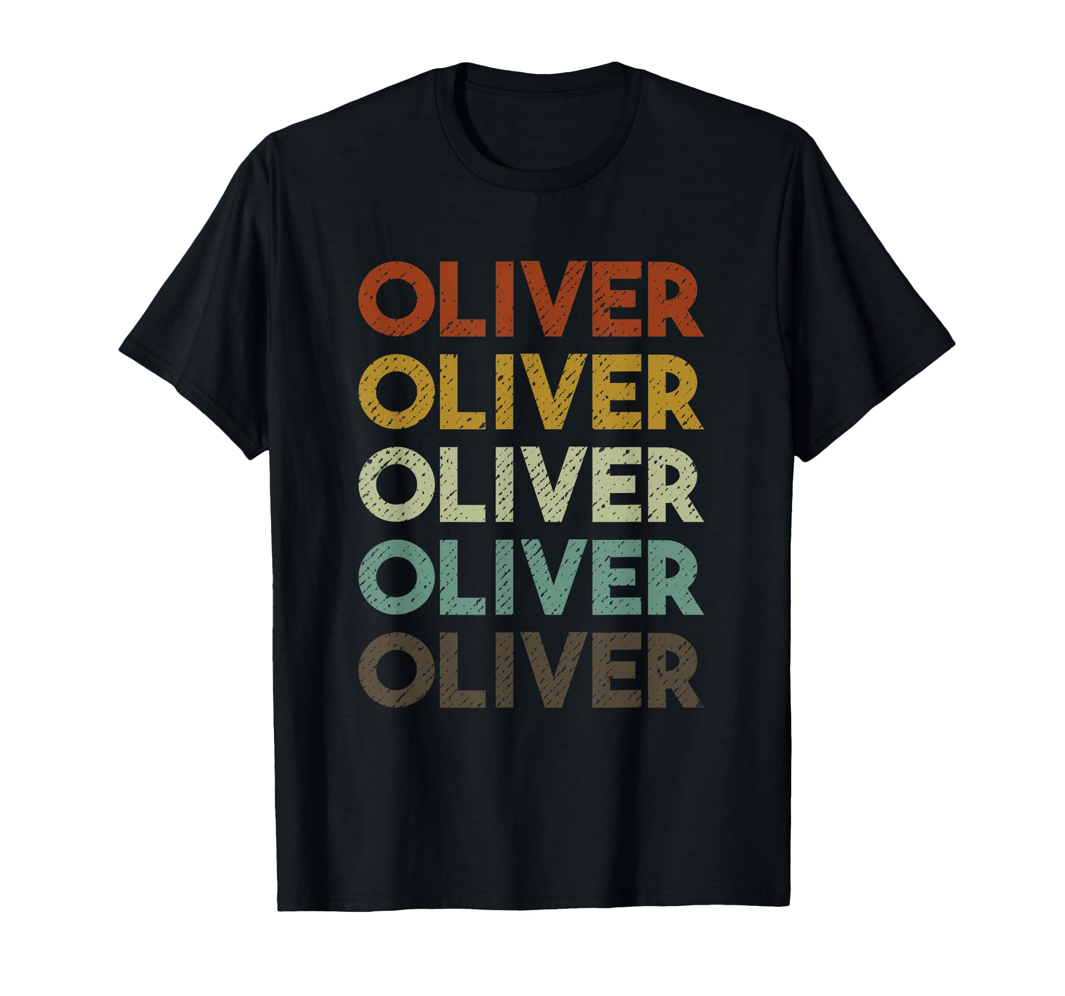 Oliver Distressed T-Shirt - Trendy Graphic for Adults - T-Shirt, Sweatshirt, Hoodie