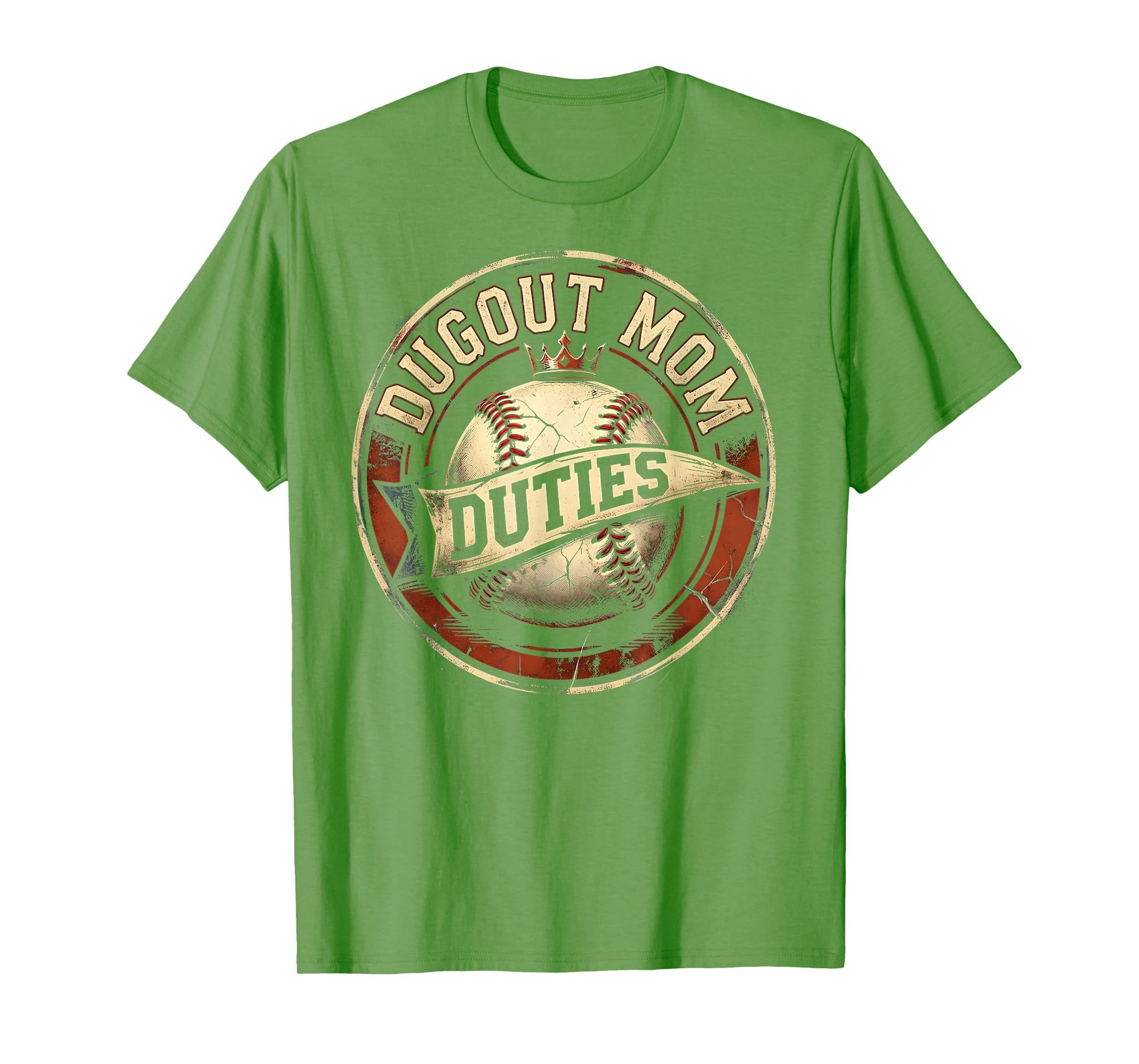 Dugout Mom Duties Baseball Mom T-Shirt - Fun Novelty Design Unisex - T-Shirt, Sweatshirt, Hoodie