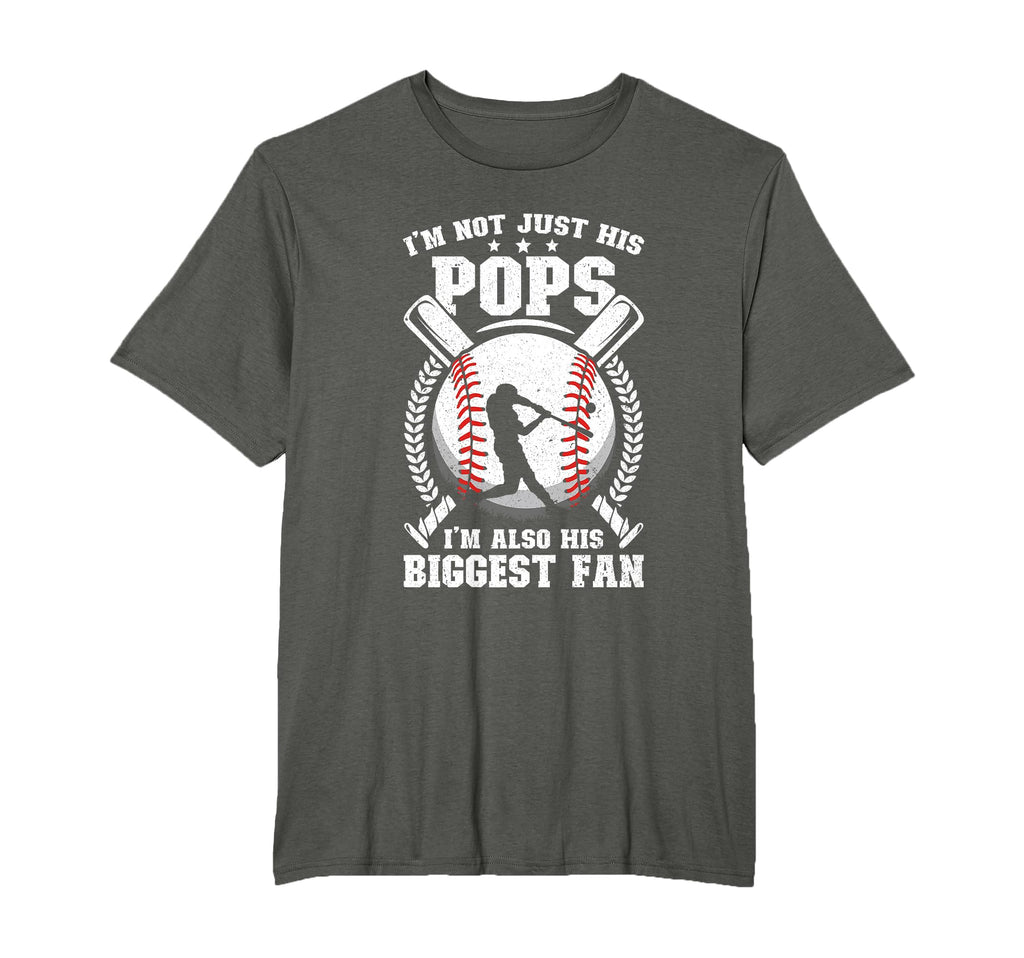 His Biggest Fan Baseball Pops Baseball T-Shirt - Novelty Apparel Unisex - T-Shirt, Sweatshirt, Hoodie