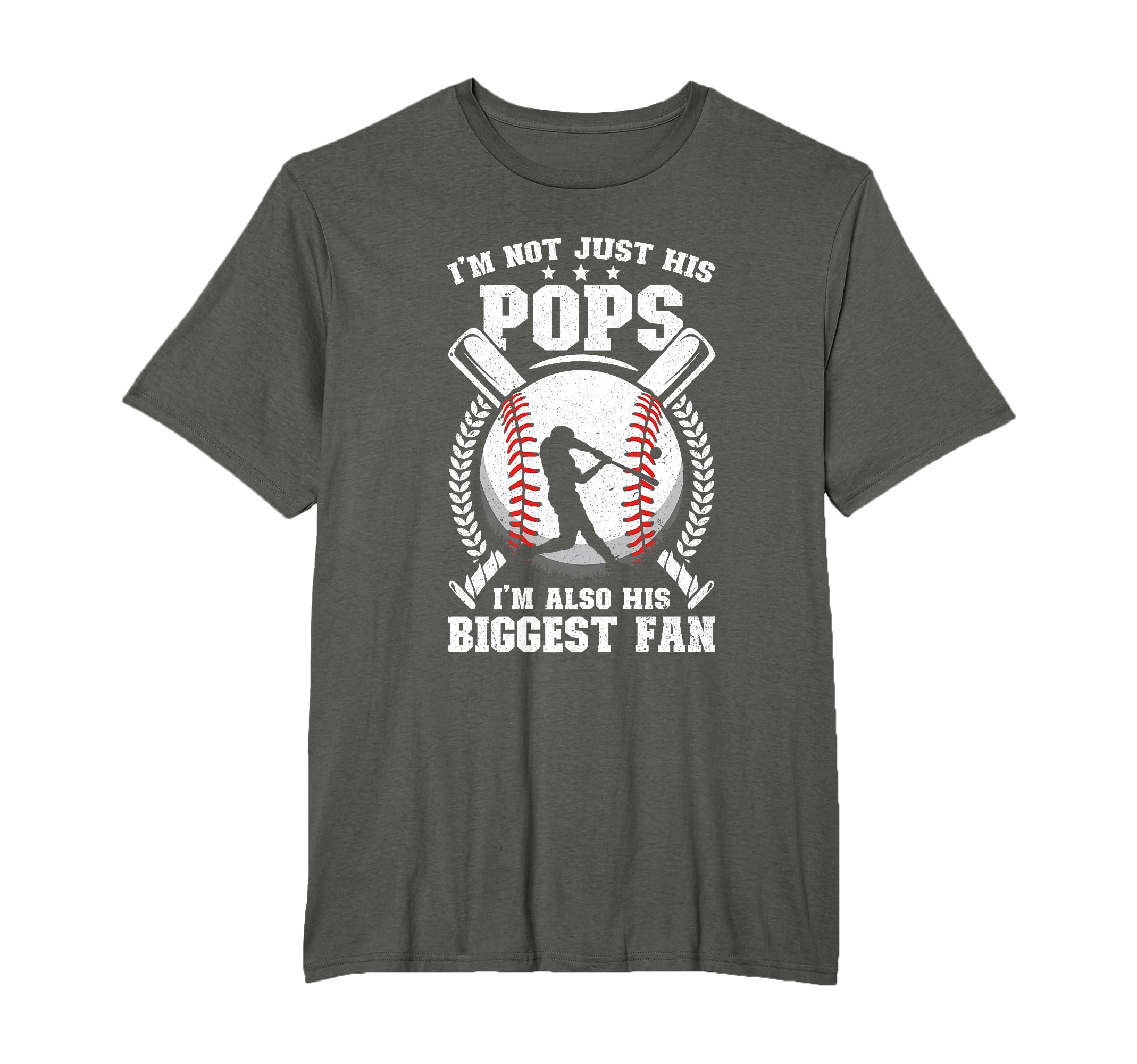 His Biggest Fan Baseball Pops Baseball T-Shirt - Novelty Apparel Unisex - T-Shirt, Sweatshirt, Hoodie