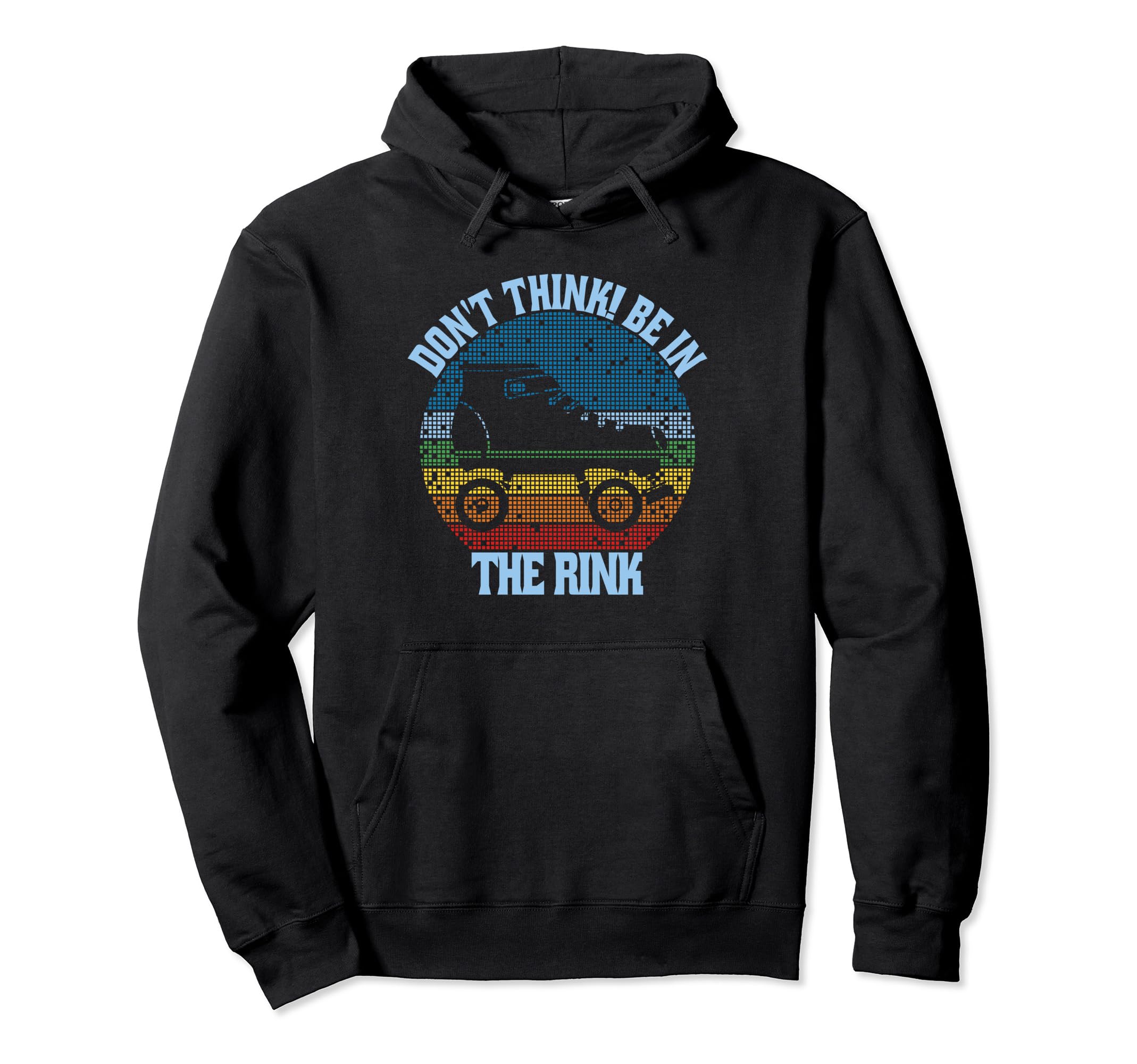 Roller Skate Rink Roller Blade Hoodie - Fun Novelty Design for Adults - T-Shirt, Sweatshirt, Hoodie