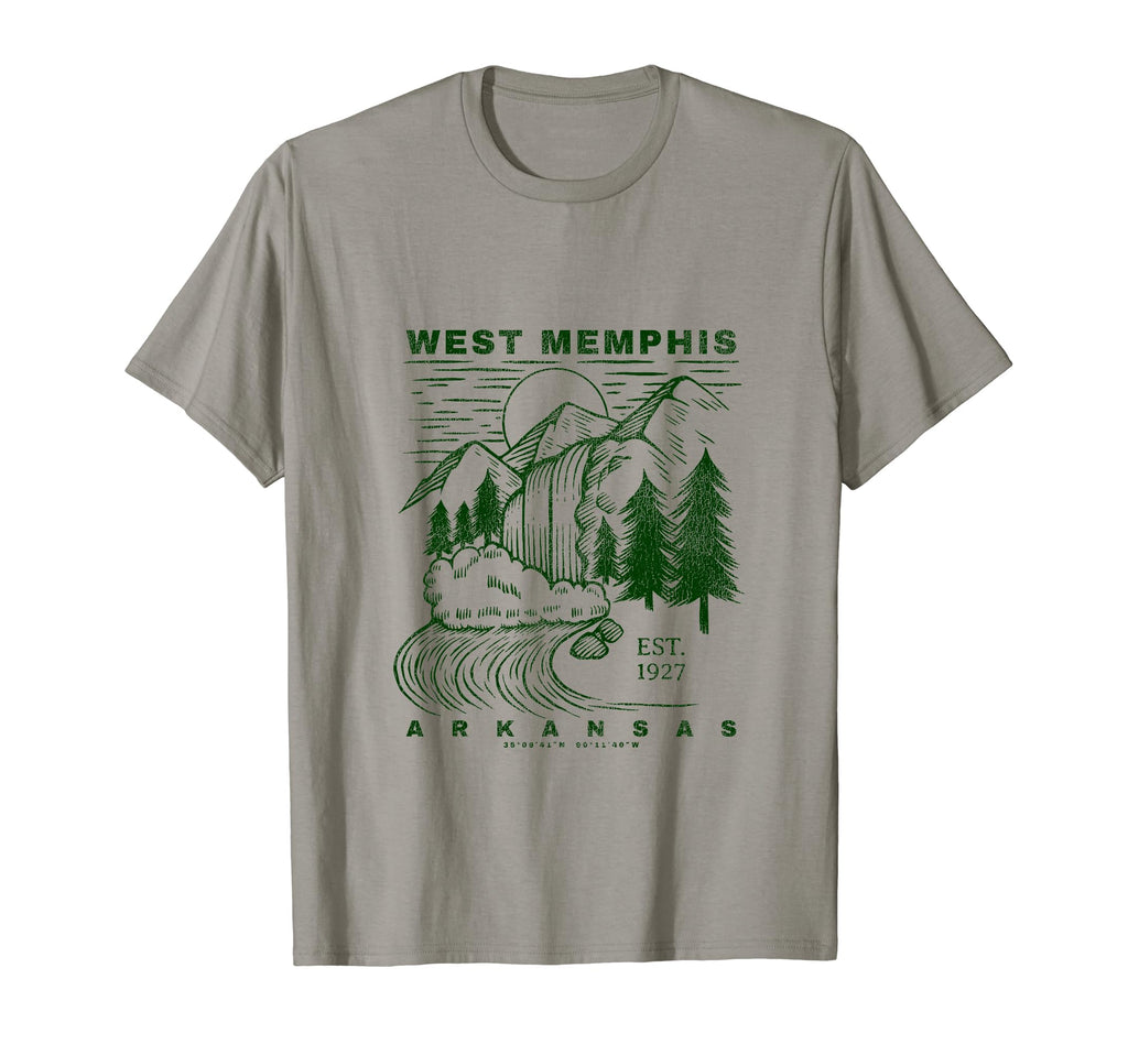 West Memphis Arkansas Neat Souvenir T-Shirt - Aesthetic Graphic Unisex - T-Shirt, Sweatshirt, Hoodie