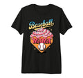 Ice Cream Baseball Mama Sports Mom Tri T-Shirt - Unique Graphic Men Women - T-Shirt, Sweatshirt, Hoodie