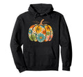 Flower Pumpkin Fall Boho Autumn Hoodie - Fun Novelty Design for Adults - T-Shirt, Sweatshirt, Hoodie