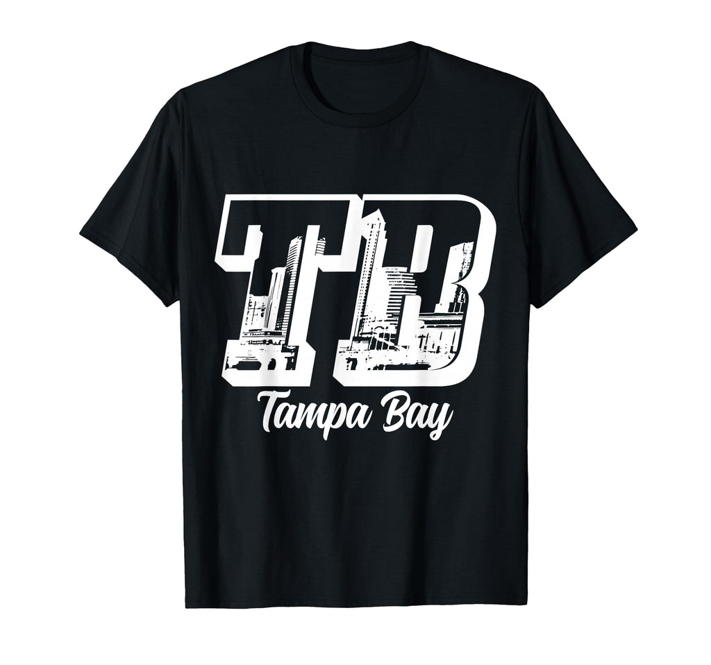 Tampa Bay Florida Pride Skyline T-Shirt - Novelty Apparel for Adults - T-Shirt, Sweatshirt, Hoodie