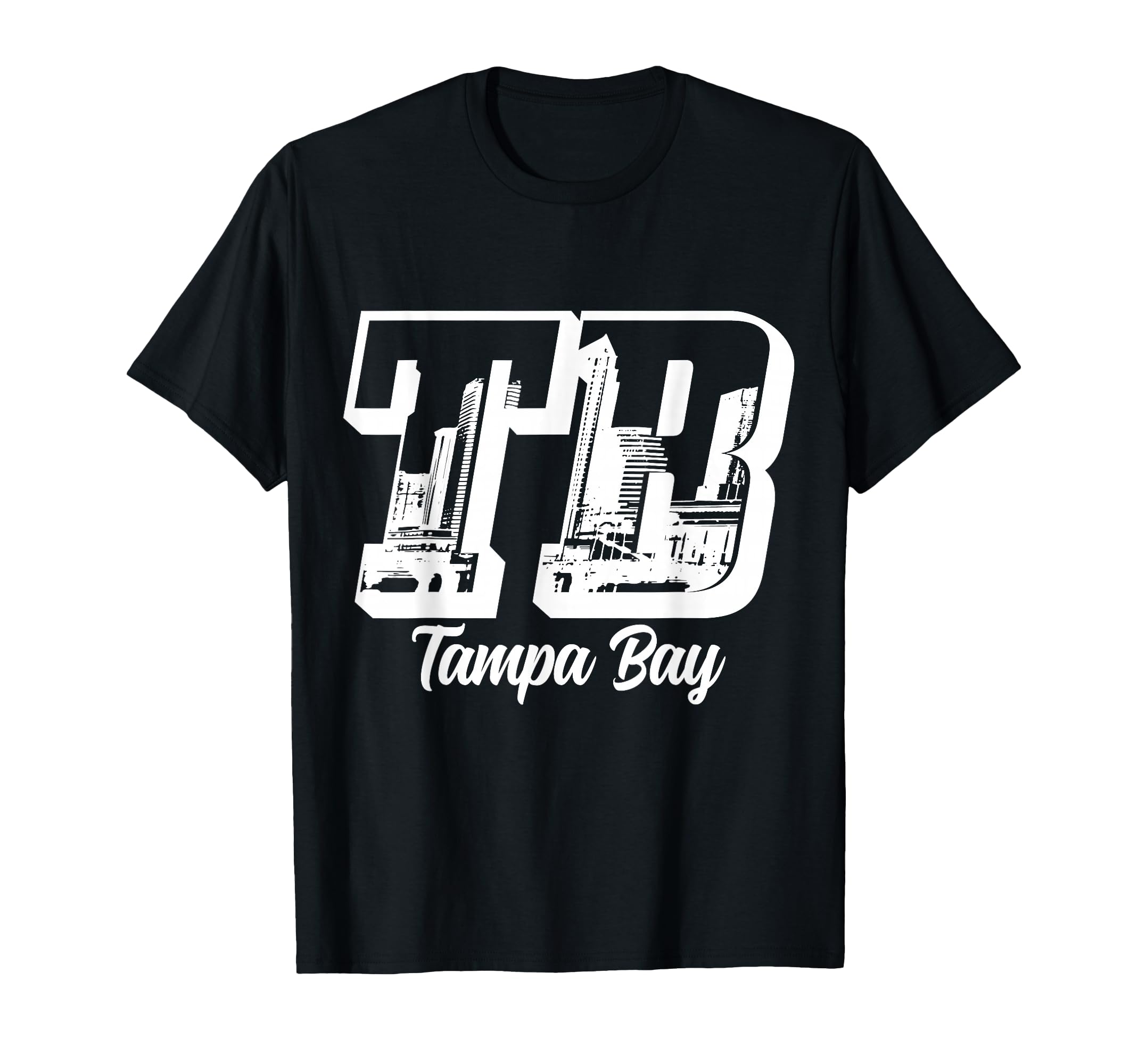 Tampa Bay Florida Pride Skyline T-Shirt - Novelty Apparel for Adults - T-Shirt, Sweatshirt, Hoodie