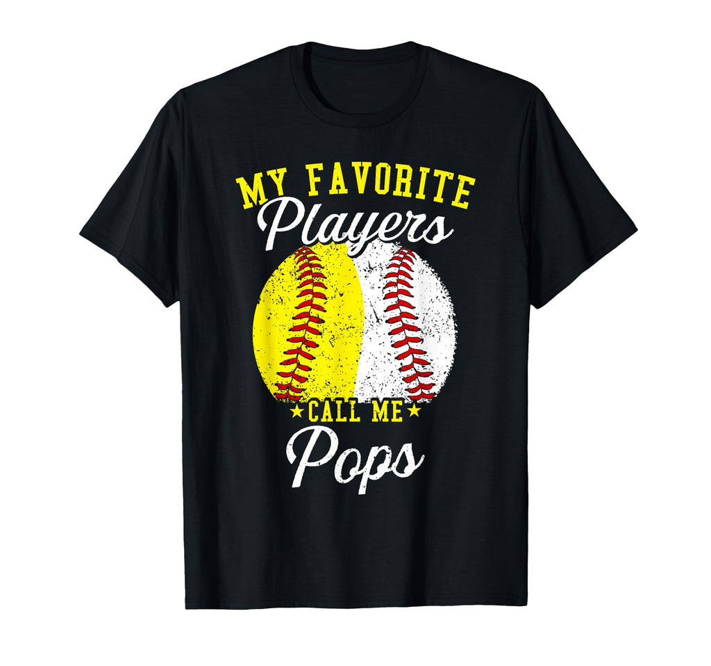 Funny My Favorite Baseball Softball T-Shirt - Minimalist Print Men Women - T-Shirt, Sweatshirt, Hoodie