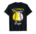 Funny My Favorite Baseball Softball T-Shirt - Minimalist Print Men Women - T-Shirt, Sweatshirt, Hoodie