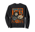 Cat Funny 60S 70S Hippie Flowers Sweatshirt - Novelty Apparel Men Women - T-Shirt, Sweatshirt, Hoodie