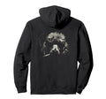 Poodle Smoking Cigarette Grunge Hoodie - Fun Novelty Design for Adults - T-Shirt, Sweatshirt, Hoodie