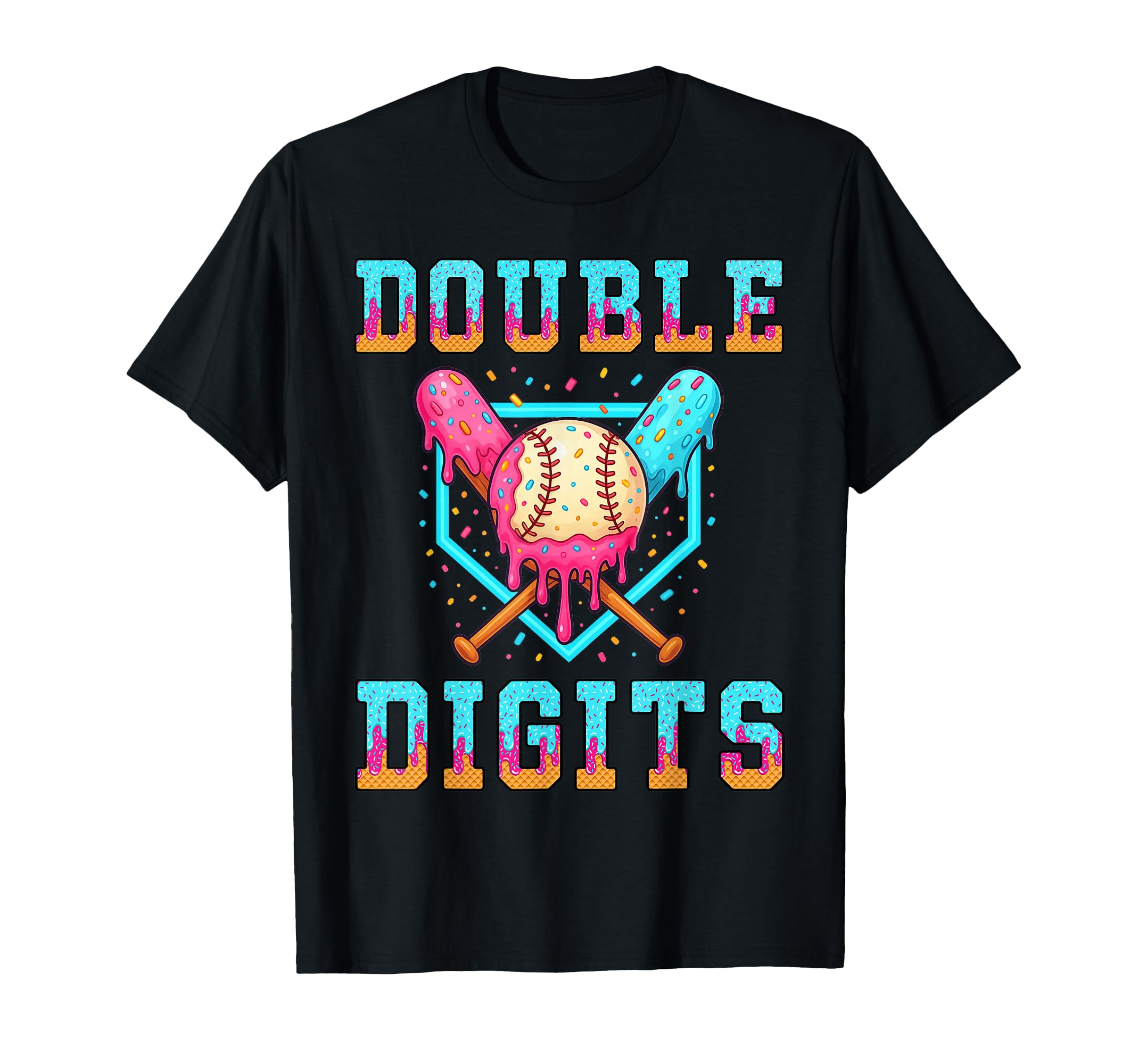Double Digits Birthday 10Th T-Shirt - Fun Novelty Design for Adults - T-Shirt, Sweatshirt, Hoodie