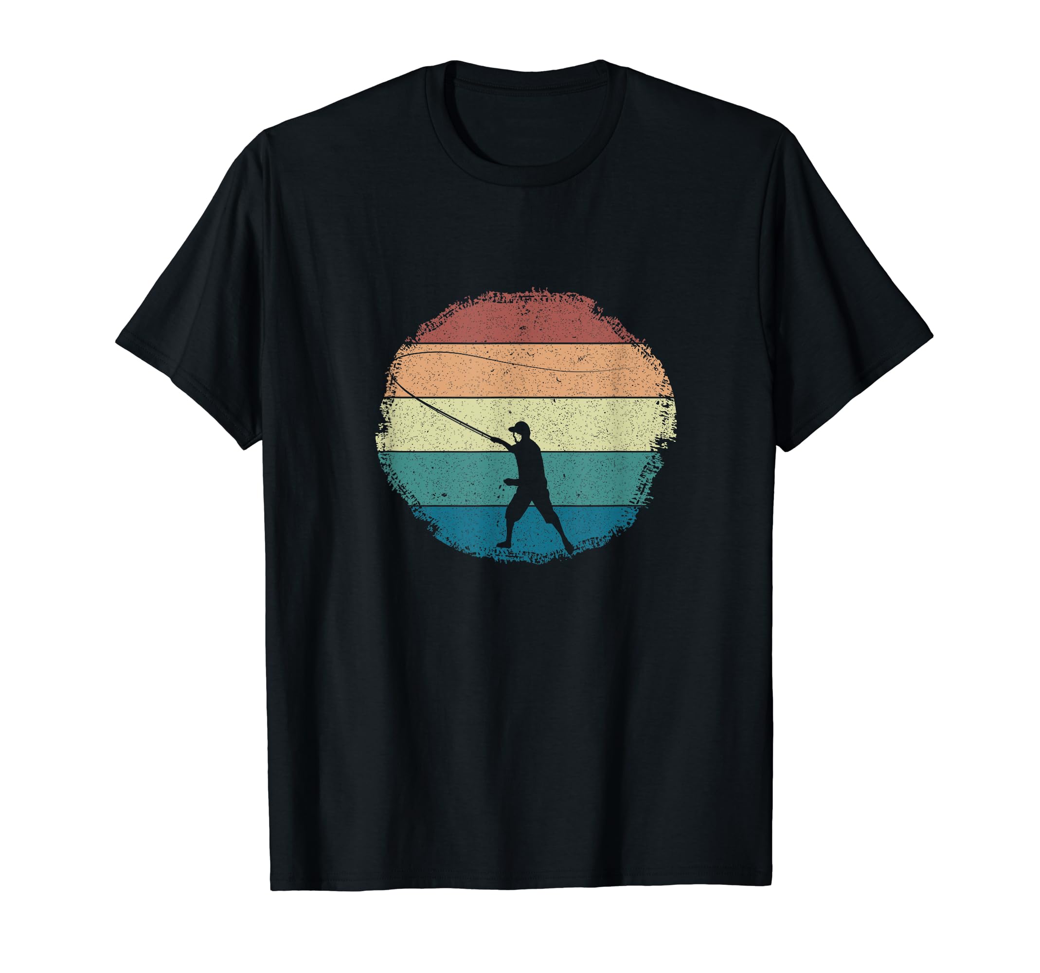 Fly Fishing Distressed Fisherman T-Shirt - Trendy Graphic for Adults - T-Shirt, Sweatshirt, Hoodie