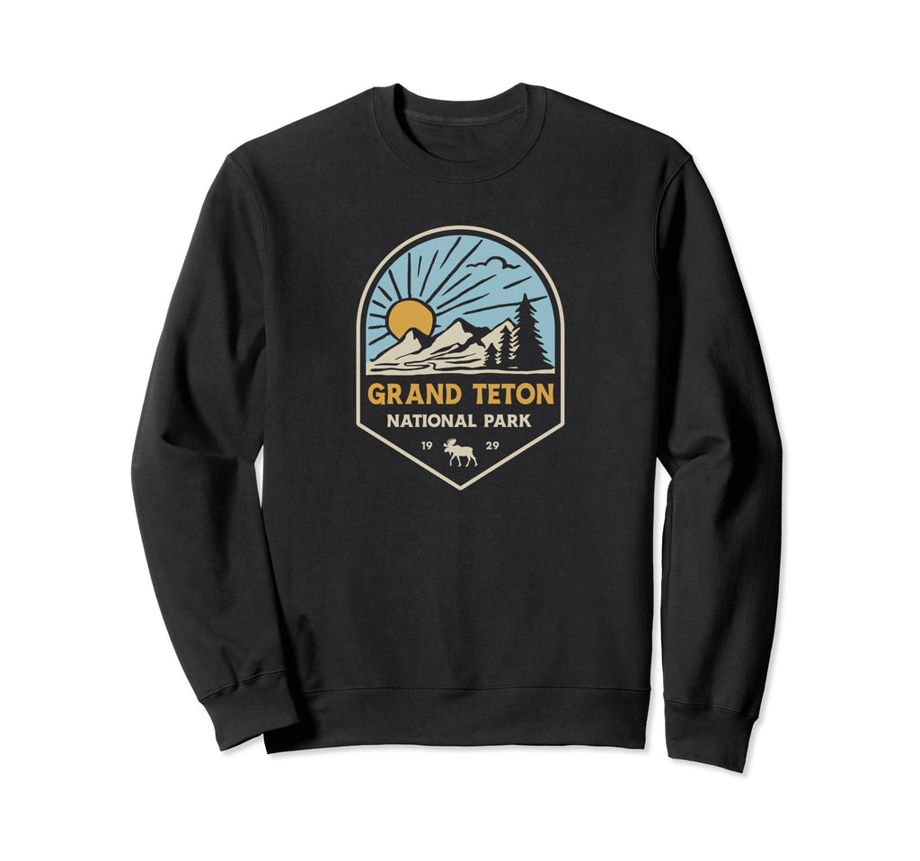 Grand Teton National Park Sunset Sweatshirt - Trendy Graphic Unisex - T-Shirt, Sweatshirt, Hoodie