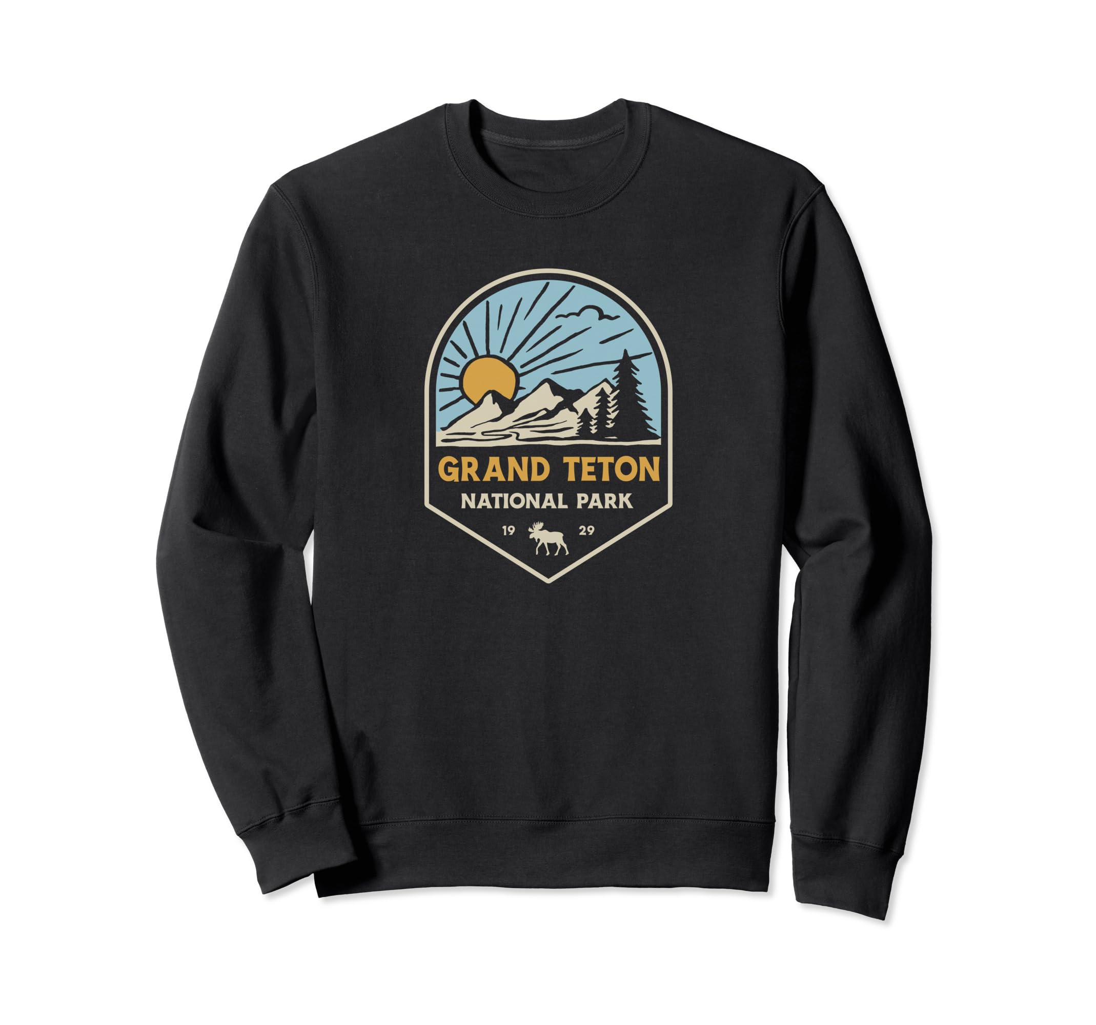 Grand Teton National Park Sunset Sweatshirt - Trendy Graphic Unisex - T-Shirt, Sweatshirt, Hoodie
