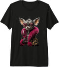 Whimsical Glam Canine Character Graphics Glasses - Adult & Kids T-Shirts, Sweatshirts & Hoodies apparel design preview 1