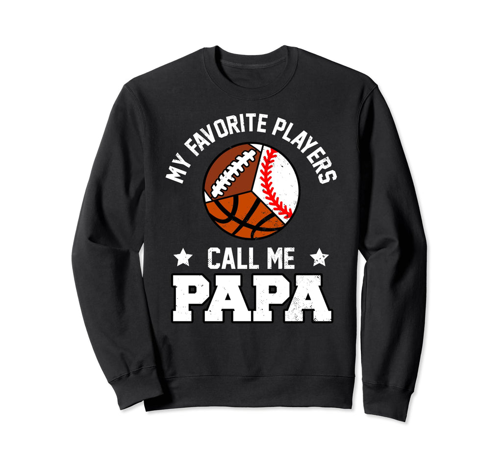 My Favorites Baseball Basketball Sweatshirt - Novelty Apparel Men Women - T-Shirt, Sweatshirt, Hoodie