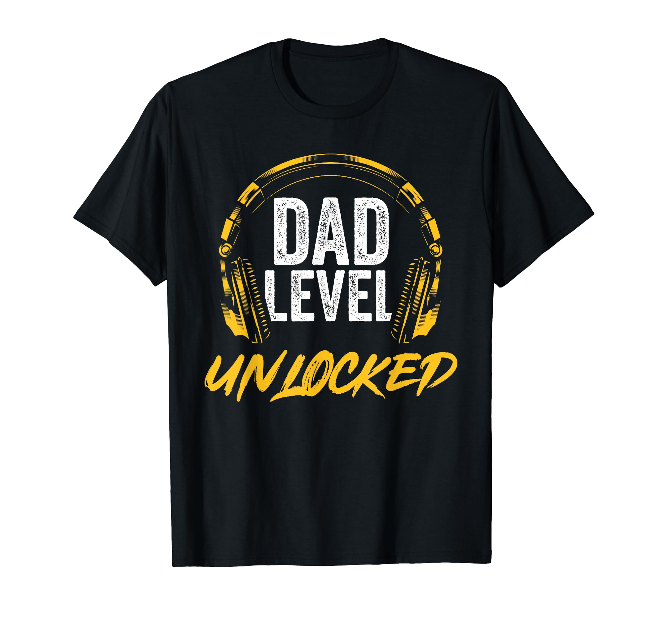 Gamer Dad Video Game Dad Level Unlocked T-Shirt - Minimalist Print Unisex - T-Shirt, Sweatshirt, Hoodie