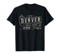 Denver Co Victorian Home City Distressed T-Shirt - Graphic Print Men Women - T-Shirt, Sweatshirt, Hoodie
