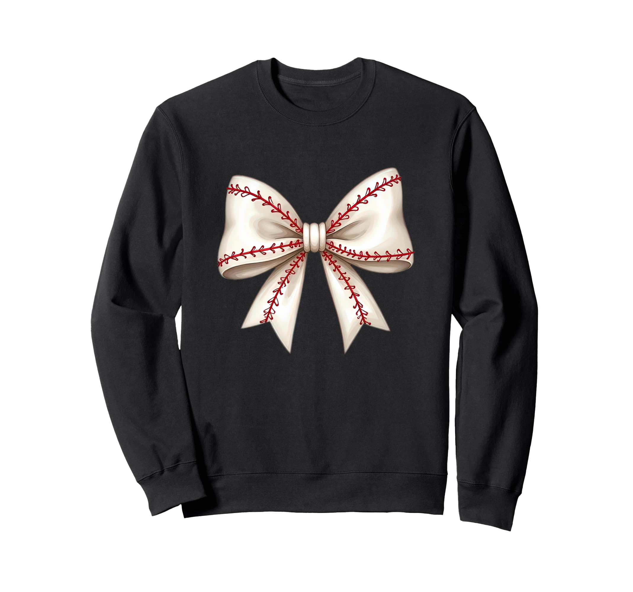 Baseball Coquette Bow Mom Baseball Sweatshirt - Custom Art Print Unisex - T-Shirt, Sweatshirt, Hoodie